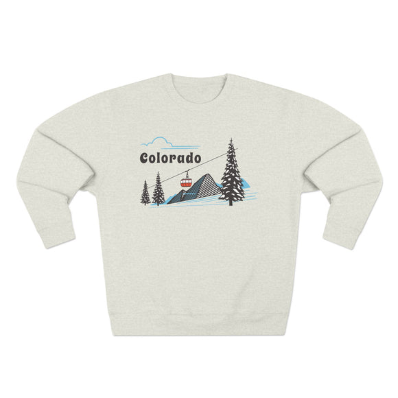 Premium Colorado Sweatshirt Unisex Crewneck, Premium Sweatshirt, Crewneck Jumper, Ski Resort Apparel