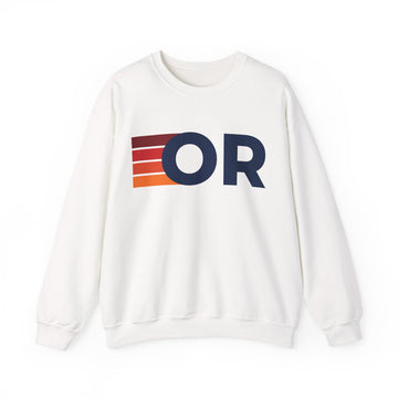 Oregon Retro Sweatshirt | Retro Stripes Oregon