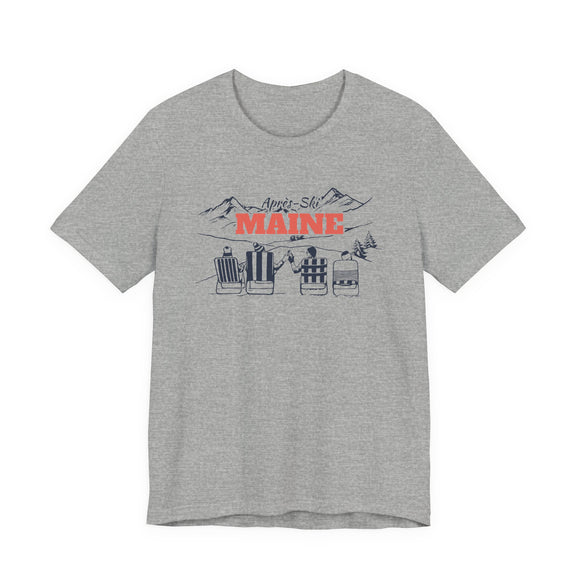 Maine Après-ski T-Shirt - Vintage Mountain Graphic Tee