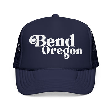 Bend, Oregon Trucker Hat - Foam Bend Cap