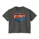 Women's Park City, Utah Boxy Graphic Tee - Slightly Cropped-3