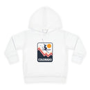 Colorado Toddler Hoodie - Unisex Snow Skiing Fleece Pullover Sweatshirt, Winter Kids Ski Clothing, Youth Mountain Resort Apparel, Cozy Child-2