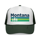 Montana Retro Trees Trucker Hat - Vintage Style Montana Cap-3
