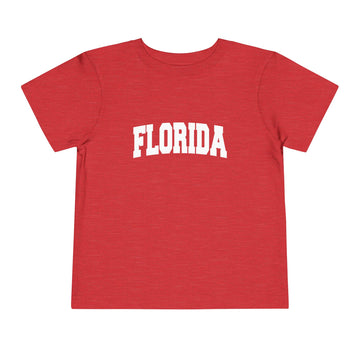 Buy heather-red Florida Toddler Graphic Tee - Kids Florida Vacation T-Shirt