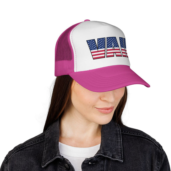 Vail Colorado Stars and Stripes Trucker