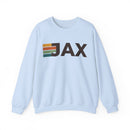 Jacksonville, Florida JAX Retro Stripe Sweatshirt-4