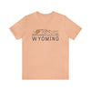 Wyoming T-Shirt - Retro Unisex Wyoming Shirt