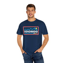 Colorado Graphic Tee, Comfort Colors Retro Mountain Unisex T shirt-20