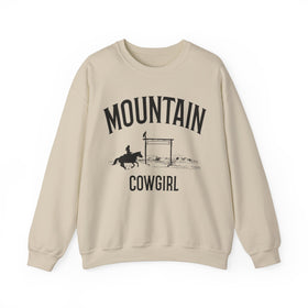 Mountain Sweatshirt - Mountain Cowgirl Graphic Crewneck
