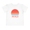 Maui, Hawaii Toddler T-Shirt - Retro 80s Toddler Maui Shirt