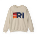 Rhode Island Retro Sweatshirt | Retro Stripes Rhode Island-2