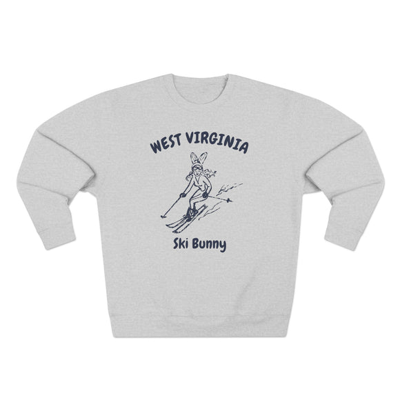 Premium West Virginia Ski Bunny Sweatshirt