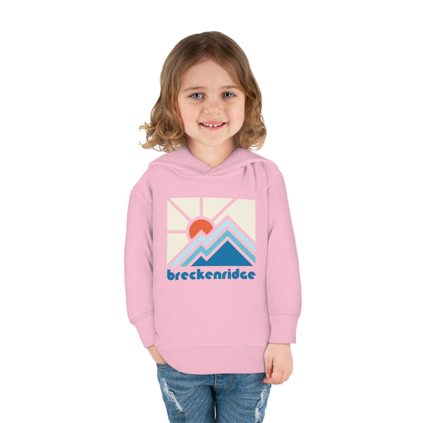 Breckenridge, Colorado Toddler Hoodie - Minimal Style Unisex Breckenridge Toddler Sweatshirt