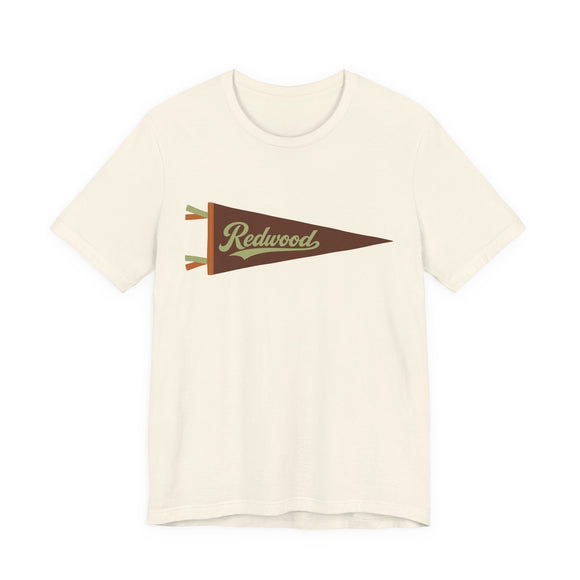 Redwood National Park Pennant T-Shirt — Vintage Camp Flag Tee