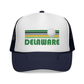 Buy dark-navy Delaware Retro Golf Trucker Hat
