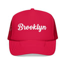 Brooklyn, New York Foam Trucker Hat, Mesh Back-3