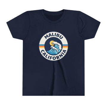Buy navy Malibu, California Youth T-Shirt - Kids Malibu Shirt