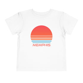 Memphis, Tennessee Toddler T-Shirt - Retro 80s Toddler Memphis Shirt