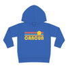 Cancun, Mexico Toddler Hoodie - Retro Sunrise Unisex Cancun Toddler Sweatshirt