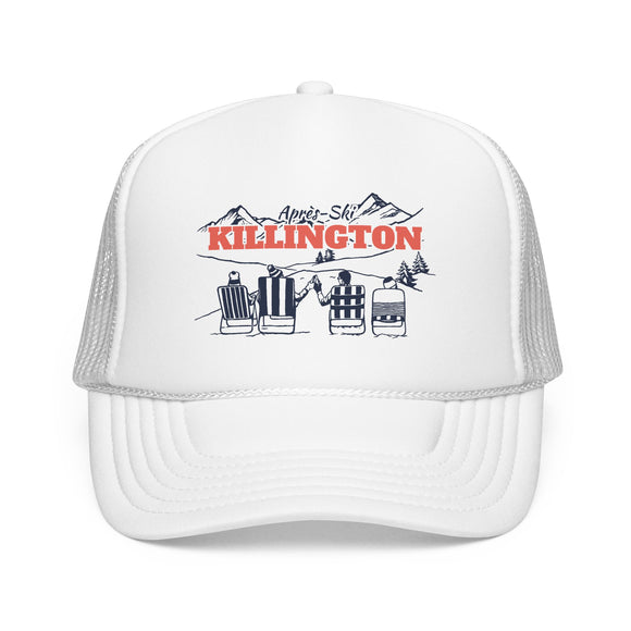 Killington, Vermont Après-ski Trucker Hat — Foam Mesh Cap