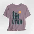 Utah T Shirt - Retro Trees Utah Tee-20