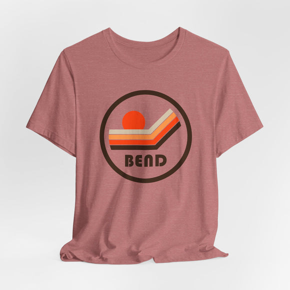 Bend, Oregon T-Shirt - Sunset Mountain Graphic Tee