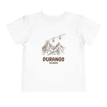 Durango, Colorado Toddler T-Shirt — Vintage Gondola Ski Mountain Tee - 0