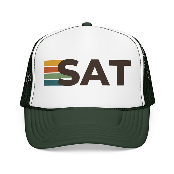 San Antonio, Texas Trucker Hat - SAT Abbr retro cap