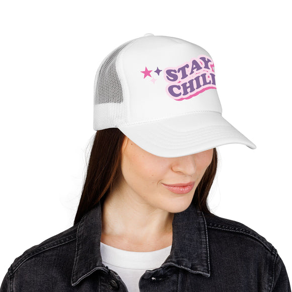 Stay Chill Trucker Hat Boho