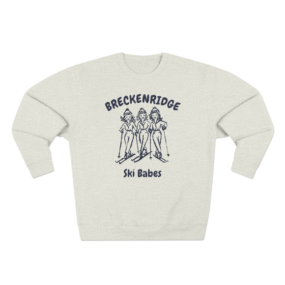 Premium Breckenridge, Colorado Ski Babes Sweatshirt