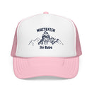 Whitefish, Montana Ski Babe Trucker Hat — Foam Mesh Cap-1