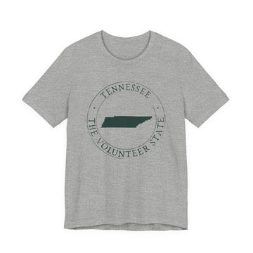 Buy athletic-heather Tennessee T-Shirt — State Graphic Tee