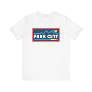Park City, Utah T Shirt - Retro Graphic Tee - Mountain Box Patch
