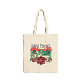 Banff, Canada Cotton Canvas Tote Bag - 15" x 16"
