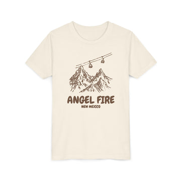 Angel Fire, New Mexico Youth T-Shirt — Vintage Gondola Ski Mountain Tee