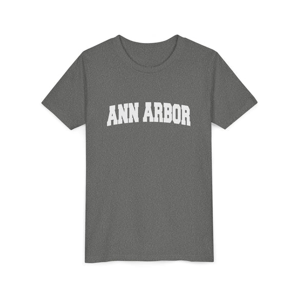 Ann Arbor, Michigan Youth Graphic Tee - Kids Ann Arbor T Shirt