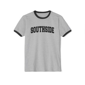 Southside Cotton Ringer Graphic Tee - Unisex Southside T Shirt, Vintage Style Tee, Men's/Women's Tee