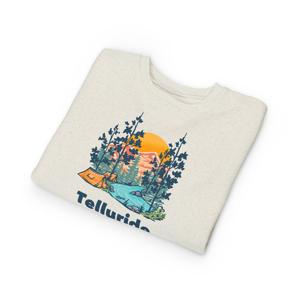 Telluride, Colorado Toddler Sweatshirt - Telluride Toddler Crewneck Sweatshirt