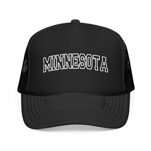 Minnesota Trucker Hat — Vintage College Foam Mesh Cap