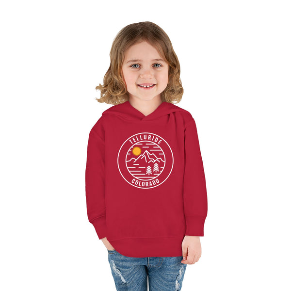 Telluride, Colorado Toddler Hoodie - Unisex Telluride Toddler Sweatshirt