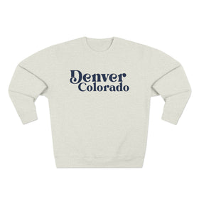 Buy oatmeal-heather Premium Denver, Colorado Sweatshirt