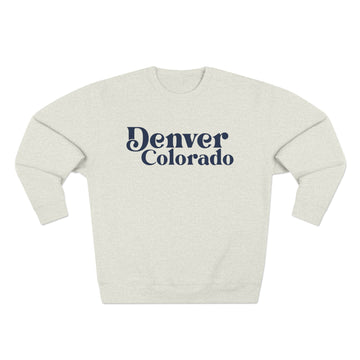 Buy oatmeal-heather Premium Denver, Colorado Sweatshirt