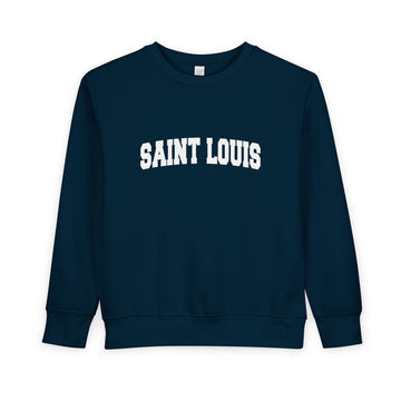Buy navy St Louis, Missouri Sweatshirt - St Louis Toddler Crewneck Sweatshirt