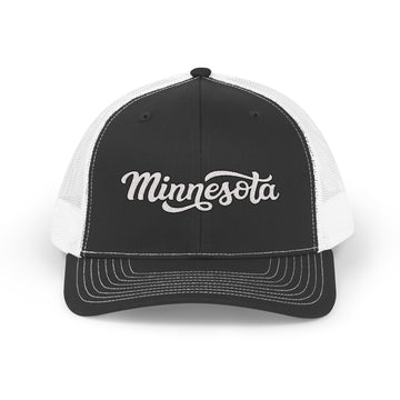 Minnesota Snapback Trucker Cap - Embroidered Minnesota Hat - 0