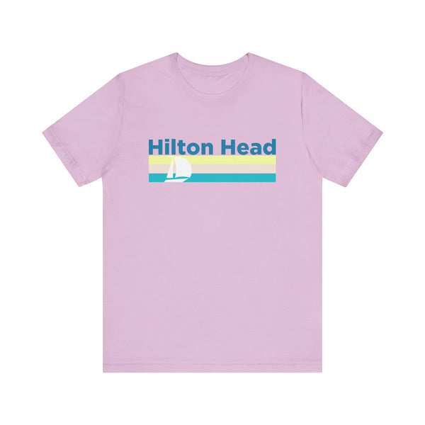 Hilton Head, South Carolina T Shirt - Sailboat Graphic Tee