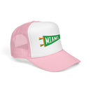 Miami, Florida Pennant Trucker Hat — Retro Flag Foam Cap-8