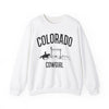 Colorado Sweatshirt - Mountain Cowgirl Graphic Crewneck