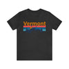 Vermont T-Shirt - Mountain Sunset Unisex Vermont Shirt