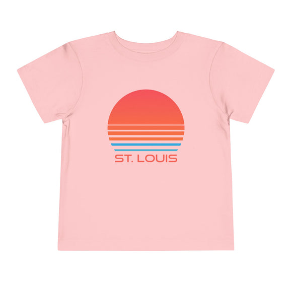 St. Louis, Missouri Toddler T-Shirt - Retro 80s Toddler St. Louis Shirt