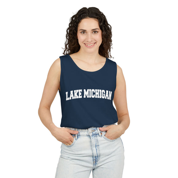 Lake Michigan Tank Top Unisex | Comfort Colors - 100% Cotton